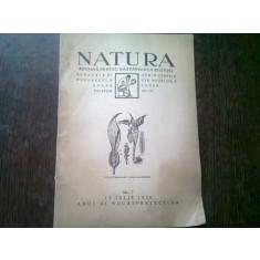 REVISTA NATURA NR.7/1930