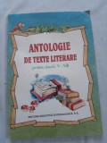 Manual antologie de texte literare clasele 5-8 2004