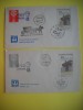 HOPCT PLIC FDC S NR 275 SET 2 FDC STAMPILOGRAFIE -ZBOR BALON PRAGA-VIENA 1968 -CEHOSLOVACIA / CEHIA