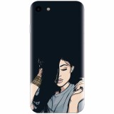 Husa silicon pentru Apple Iphone 5 / 5S / SE, Simple Girl