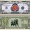 !!! SUA = FANTASY NOTE TJ6 = ORGANIZATIA NATIONAL RIFLE ASSOCIATION - 2015 - UNC