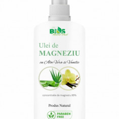 Ulei de Magneziu cu Aloe Vera si Vanilie 100 mililitri Bios Mineral Plant