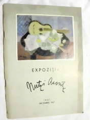 catalog expozitie pictura 1967 Nutzi Acontz carte veche arta foto