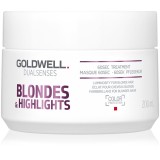 Goldwell Dualsenses Blondes &amp; Highlights masca pentru regenerare neutralizeaza tonurile de galben 200 ml
