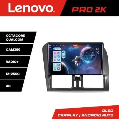 Navigatie Volvo XC60 2014-2018 Lenovo 8 core QLED 2K 12+256 360 Android Waze USB Navigatie Internet Youtube Radio CarStore Technology