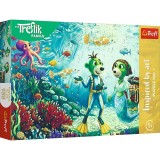 Puzzle trefl 100 familia treflik inspirat de arta magia adancurilor