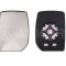 Sticla oglinda, oglinda retrovizoare exterioara FORD TRANSIT platou / sasiu (FM, FN) (2000 - 2006) ALKAR 6431960