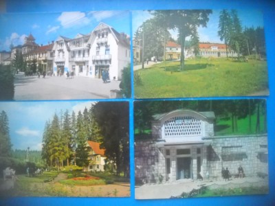 HOPCT LOT 3868 - 4 CARTI POSTALE-BORSEC ..JUD -HARGHITA-NECIRCULATE foto