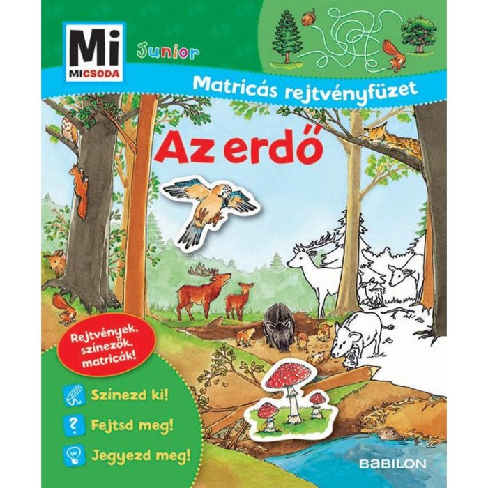 Az erdő - Mi Micsoda Junior Matric&aacute;s rejtv&eacute;nyf&uuml;zet - Birgit Bondarenko