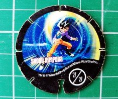 Jeton Chio Duel Masters seria 1 Hasbro Wizard Shogakukan Mitsui-Kids 27 27 ShobuKirifuda surprize Chio Chips cartonașe 4 cm