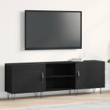 VidaXL Dulap TV, stejar negru, 150x30x50 cm, lemn prelucrat