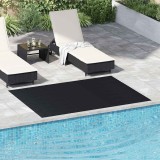 Covor Cauciuc Antiderapant vidaXL, 1.5x2m, 3mm, Nervuri Fine, Negru, Protectie Podea, Portbagaj, Piscina