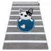 Covor PETIT BULDOG gri, 140x190 cm