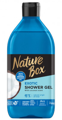 Gel De Dus, Nature Box, Cu Nuca De Cocos, 385ml foto