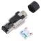 Mufă RJ45 Cat 6a ecranată - 8 pini drept