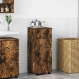vidaXL Dulap de Baie Stejar afumat 30 x 35 x 80 cm Lemn compozit