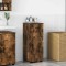 vidaXL Dulap de Baie Stejar afumat 30 x 35 x 80 cm Lemn compozit 883329