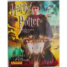 Harry Potter si Pocalul de Foc. Album de abtibilduri Panini (contine 100 din 198 de abtibilduri)