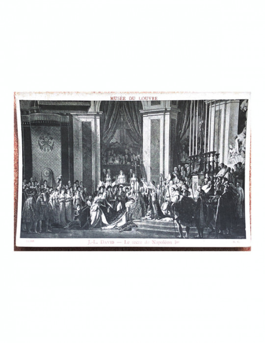 Le Sacre de Napoleon - Carte postala Franta - Mus&eacute;e du Louvre