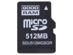 Card de memorie microSD industrial SLC Class 6 512MB foto