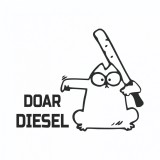 Cumpara ieftin Sticker Auto Clapeta Rezervor , Doar Diesel