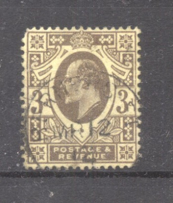 Great Britain 1911 King Edward VII 3P Mi.108B K.15:14 used AM.396 foto