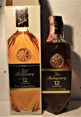 RARE WHISKY ANTIQUARY 12YO, CL 75 GR, 40, ANI 80 IMP. SILVER FIRENZE ITALY