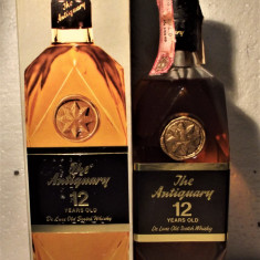 RARE WHISKY ANTIQUARY 12YO, CL 75 GR, 40, ANI 80 IMP. SILVER FIRENZE ITALY