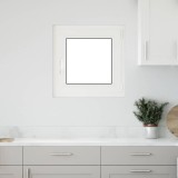 VidaXL Fereastră de subsol &bdquo;RISOR&rdquo; 50x50 cm oscilo-batantă DIN dreapta, albă