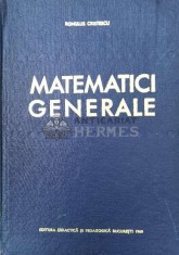 Matematici generale Vol. 2 - 1969 - Romulus Cristescu (Y149)