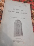 E. Honigmann - Die Notitia des Basileios von Ialimbana (cu dedicatie de la autor pentru Domnul N. Banescu)