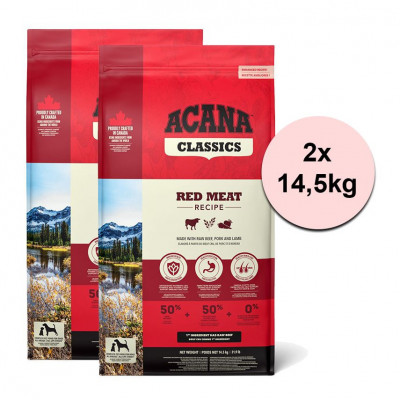 ACANA Classics Red Meat Recipe 2 x 14,5kg foto