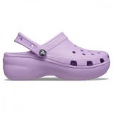 Saboți Crocs Women&#039;s Classic Platform Clog Mov - Orchid