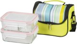 Set 2 caserole din sticla 900 ml cu geanta termo MagicHome