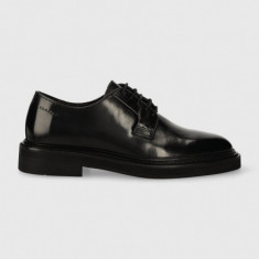 Gant pantofi de piele Jaczy barbati, culoarea negru, 27631386.G00