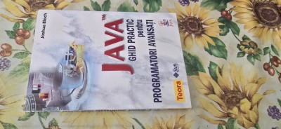 Joshua Bloch java ghid practic pentru programatori avansati foto