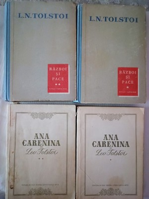 Razboi si pace /Ana Carenina-L.Tolstoi foto