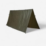 ADĂPOST BUSHCRAFT BIVUAC COMPACT LEJER 2,95X2,8 M IMPERMEABIL KAKI, Solognac
