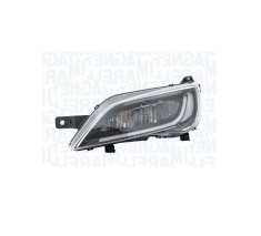 Far Fiat Ducato, 2021-, montare fata, stanga, electric; reflector negru; LED, Magneti Marelli