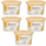 Set 5 dezumidificator aroma de Vanile, 5 x 230 grame, combate mirosurile si previne formarea mucegaiului