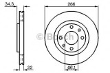 Disc frana CITROEN XSARA PICASSO (N68) (1999 - 2016) BOSCH 0 986 478 618