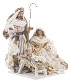 Cumpara ieftin Figurina Nasterea Domnului textil multicolor 28x24x38h