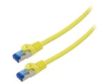 Cablul Patch S/FTP 6a CCA LSZH galben 15m 26AWG