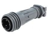 Mufă Circulară 3 PIN Filet Exterior