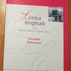 Manual Engleza L1, cls XI de Doina Milos, Roxana Marin