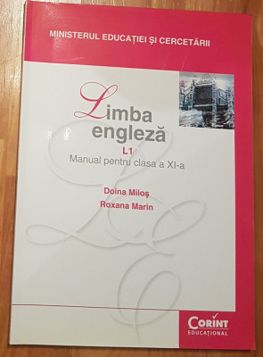 Manual Engleza L1, cls XI de Doina Milos, Roxana Marin foto