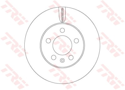 TRW DF6584 Disc frana foto