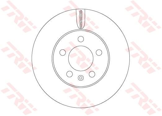 TRW DF6584 Disc frana