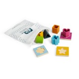 Joc senzorial cu forme - Simte si gaseste PlayLearn Toys, BigJigs Toys