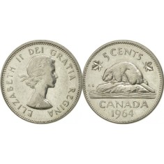 Canada 1962 - 5 cents, circulata